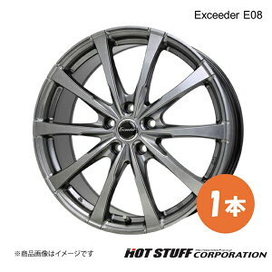 �G�N�V�[�_E08 �z�C�[�� 1�{�y18×7.0J 5-114.3 INSET39 �_�[�N�V���o�[(DS) ���ʍ��zHOT STUFF Exceeder E08