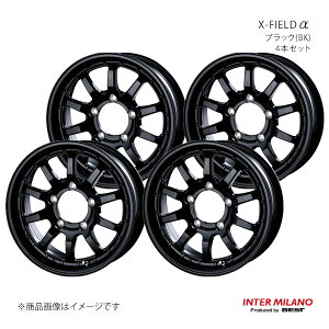 INTER MILANO �C���^�[�~���m X-FIELD �� �z�C�[�� 4�{�Z�b�g�y16×5.5J 5-139.7 INSET20 �u���b�N�z
