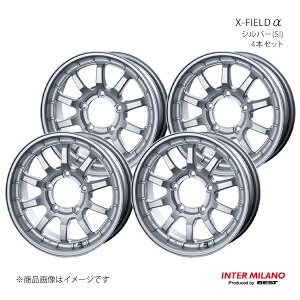 INTER MILANO �C���^�[�~���m X-FIELD �� �z�C�[�� 4�{�Z�b�g�y16×5.5J 5-139.7 INSET20 �V���o�[�z