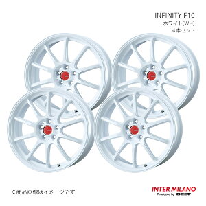 INTER MILANO �C���^�[�~���m INFINITY F10 �z�C�[�� 4�{�Z�b�g�y17×7.0J 5-100 INSET45 �z���C�g�z