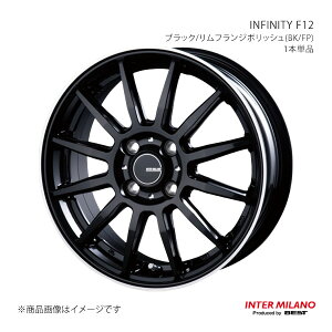 INTER MILANO �C���^�[�~���m INFINITY F12 �z�C�[�� 1�{�P�i �~��/�~���J�X�^�� L275S/L285S 2006/12�`2013/2�y15×4.5J 4-100 INSET45 BK/FP�z