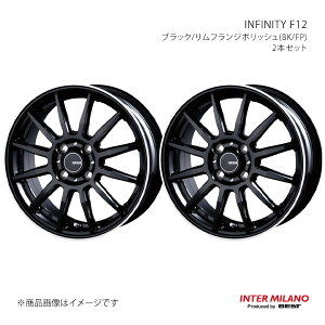 INTER MILANO �C���^�[�~���m INFINITY F12 �z�C�[�� 2�{�Z�b�g �~��/�~���J�X�^�� L275S/L285S 2006/12�`2013/2�y15×4.5J 4-100 INSET45 BK/FP�z