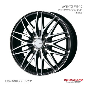 INTER MILANO �C���^�[�~���m AVENTO MR-10 �z�C�[�� 1�{�P�i R2 RC1/2 2003/12�`2010/3�y15×4.5J 4-100 INSET45 �u���b�N�|���b�V���z