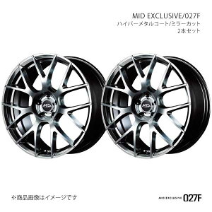 MID�G�N�X�N���[�V�u/027F �A���~�z�C�[��2�{�Z�b�g�y17×7.0J 5-100 INSET50 HMC�zMID EXCLUSIVE/027F X18577053350HMC0×2