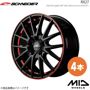 SCHNEIDER/RX27 Xy[VA/Xy[VAJX^/Xy[VAMA MK53S zC[4{Zbgy15×4.5J 4-100 INSET45 ubN/A_[JbgPO{REDz