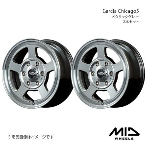 MID WHEELS/Garcia Chicago5 nCG[X/WAXG[X 200n A~zC[2{Zbgy16×6.5J 6-139.7 INSET38 ^bNO[z