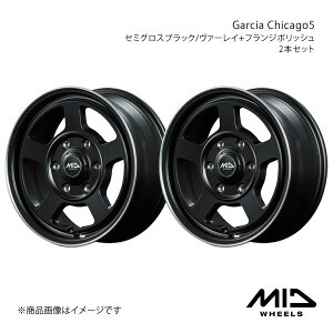 MID WHEELS/Garcia Chicago5 nCG[X/WAXG[X 200n zC[2{Zbgy15×6.0 6-139.7 INSET33 Z~OXBK/@[C+tW|bVz