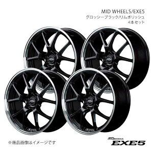 MID WHEELS/EXE5 uCh 150n A~zC[4{Zbgy17×7.0J 5-114.3 INSET48 BRPzL104770573480390×4