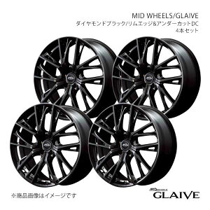 MID WHEELS/GLAIVE MX-30/MX-30EV DREJ3P/DRH3P �A���~�z�C�[��4�{�Z�b�g�y18×7.0J 5-114.3 INSET48 DBK�zX18487057348DBKN×4