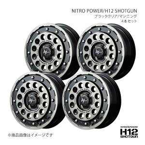 NITRO POWER/H12 SHOTGUN m[g 12n A~zC[4{Zbgy14×5.5J 4-100 INSET40 BKMzL17245543340031N×4