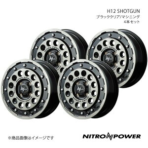 NITRO POWER/H12 SHOTGUN mA/HNV[ 90n A~zC[4{Zbgy16×7.0J 5-114.3 INSET40 ubNNA/}VjOz