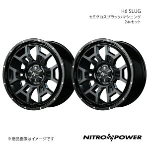 NITRO POWER/H6 SLUG nCG[X/WAXG[X 200n A~zC[2{Zbgy16×6.5J 6-139.7 INSET38 Z~OXubN/}VjOz
