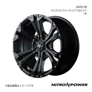NITRO POWER/JAVELIN nCG[X/WAXG[X 200n zC[1{y17×6.5J 6-139.7 INSET38 ubN^bN|bVubNNA+sAX&~hz