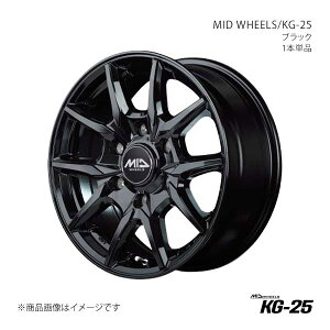 MID WHEELS/KG-25 nCG[X 200n A~zC[1{y15×6.0J 6-139.7 INSET33 BLKzV97A5606D333BK0N