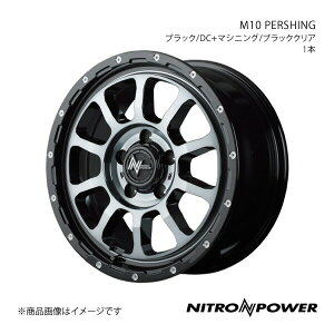 NITRO POWER/M10 PERSHING nCG[X/WAXG[X 200n A~zC[1{y17×6.5J 6-139.7 INSET38 ubN/DC+}VjO/ubNNAz