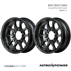 NITRO POWER/M26 CROSS FANG Wj[ 23n A~zC[2{Zbgy16×5.5J 5-139.7 INSET20 oubN/hhz