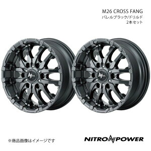 NITRO POWER/M26 CROSS FANG nCG[X/WAXG[X 200n A~zC[2{Zbgy17×6.5J 6-139.7 INSET38 oubN/hhz