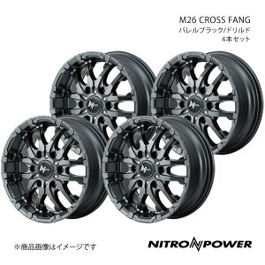NITRO POWER/M26 CROSS FANG nCG[X/WAXG[X 200n A~zC[4{Zbgy17×6.5J 6-139.7 INSET38 oubN/hhz