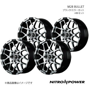 NITRO POWER/M28 BULLET Lo 25n A~zC[4{Zbgy17×6.5J 6-139.7 INSET48 ubN/~[Jbgz