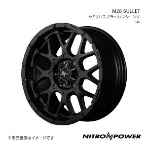 NITRO POWER/M28 BULLET nCG[X/WAXG[X 200n A~zC[1{y17×6.5J 6-139.7 INSET38 Z~OXubN/}VjOz
