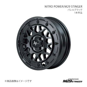NITRO POWER/M29 STINGER GuBS DA17W A~zC[1{y14×4.5J 4-100 INSET45 BBKzX193445433450300