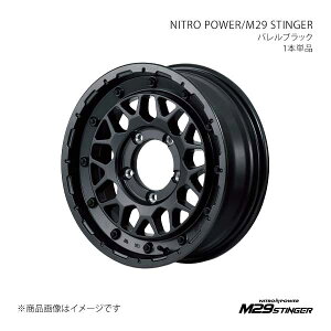 �i�C�g���p���[/M29 �X�e�B���K�[ �A���~�z�C�[��1�{�y16×5.5J 5-139.7 INSET20 BBK�zNITRO POWER/M29 STINGER X1936555D3200300×1