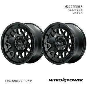 NITRO POWER/M29 STINGER nCG[X/WAXG[X 200n A~zC[2{Zbgy17×6.5J 6-139.7 INSET38 oubNz