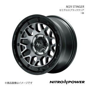 NITRO POWER/M29 STINGER nCG[X/WAXG[X 200n A~zC[1{y17×6.5J 6-139.7 INSET38 Z~OXubNNAz
