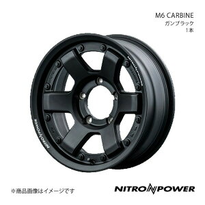 NITRO POWER/M6 CARBINE Wj[VG 74n A~zC[1{y16×6.0J 5-139.7 INSET-5 KubNz