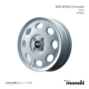 MID WHEELS/maneki GuBS DA64W A~zC[1{y14×4.5J 4-100 INSET45 WHPzL176445433450400