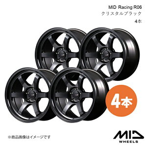 MID WHEELS/MID RACING R06 A~zC[ 4{Zbg y15×5J 4-100 INSET45 NX^ubNz