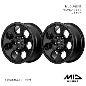 MID WHEELS/MUD AGENT nCG[X/WAXG[X 200n A~zC[2{Zbgy16×6.5J 6-139.7 INSET38 Z~OXubNz