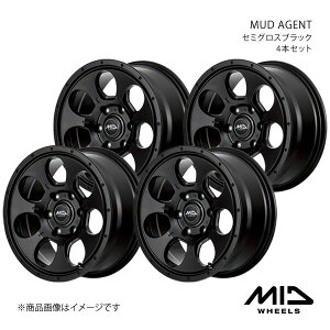 MID WHEELS/MUD AGENT nCG[X/WAXG[X 200n A~zC[4{Zbgy15×6.0J 6-139.7 INSET33 Z~OXubNz