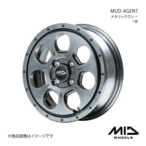 MID WHEELS/MUD AGENT VG^ 80n A~zC[1{y15×4.5J 4-100 INSET45 ^bNO[z