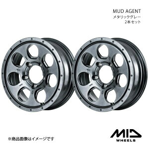 MID WHEELS/MUD AGENT Wj[ 64n A~zC[2{Zbgy16×5.5J 5-139.7 INSET22 ^bNO[z