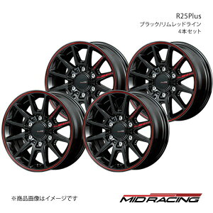 MID RACING/R25Plus nCG[X/WAXG[X 200n A~zC[4{Zbgy16×6.5J 6-139.7 INSET38 ubN/bhCz