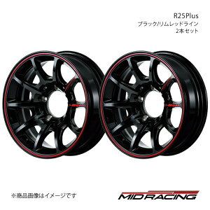 MID RACING/R25Plus Wj[ 23n A~zC[2{Zbgy16×5.5J 5-139.7 INSET20 ubN/bhCz