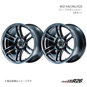 MID RACING/R26 KVBB4 BM9 A~zC[2{Zbgy17×7.0J 5-100 INSET48 DTSzX195770533480T00×2