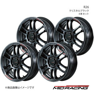 MID RACING/R26 L[u 12n A~zC[4{Zbgy16×6.0J 4-100 INSET43 NX^ubNz
