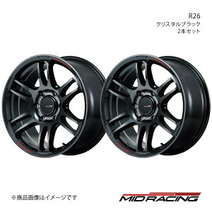 MID RACING/R26 nCG[X/WAXG[X 200n A~zC[2{Zbgy17×6.5J 6-139.7 INSET38 NX^ubNz
