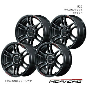 MID RACING/R26 nCG[X/WAXG[X 200n A~zC[4{Zbgy16×6.5J 6-139.7 INSET38 NX^ubNz