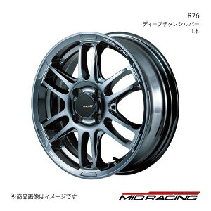MID RACING/R26 NXr[ 71n A~zC[1{y16×6.0J 4-100 INSET43 fB[v`^Vo[z