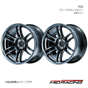 MID RACING/R26 GRX RZ A~zC[2{Zbgy18×8.0J 5-114.3 INSET45 fB[v`^Vo[z