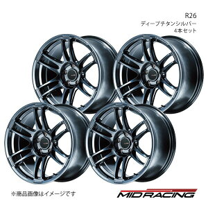 MID RACING/R26 UX-e KMA10 A~zC[4{Zbgy17×7.0J 5-114.3 INSET48 fB[v`^Vo[z