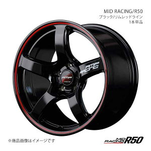 MID RACING/R50 IfbZC(nCubh܂) RB3/4 A~zC[1{y17×7.0J 5-114.3 INSET48 BRRzX16177057348036N