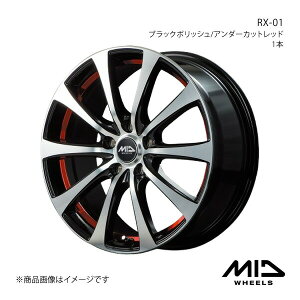 MID WHEELS/RX-01 Xg[ RN6-9 A~zC[1{y16×6.5J 5-114.3 INSET53 ubN|bV/A_[Jbgbhz