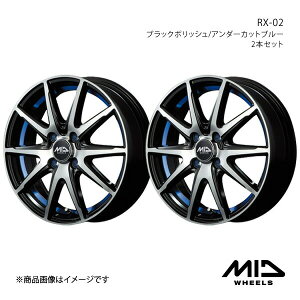 MID WHEELS/RX-02 VG^ 170n A~zC[2{Zbgy15×6.0J 5-100 INSET45 ubN|bV/A_[Jbgu[z