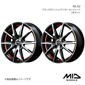 MID WHEELS/RX-02 GXeB} 50n A~zC[2{Zbgy16×6.5J 5-114.3 INSET38 ubN|bV/A_[Jbgbhz
