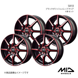 MID WHEELS/S810 VG^ 170n A~zC[4{Zbgy17×7.0J 5-100 INSET50 ubN|bV+bhNAz