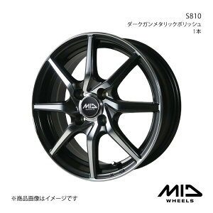 MID WHEELS/S810 VG^ 80n A~zC[1{y15×5.5J 4-100 INSET45 _[NK^bN|bVz